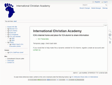 Tablet Screenshot of ica-ed.org